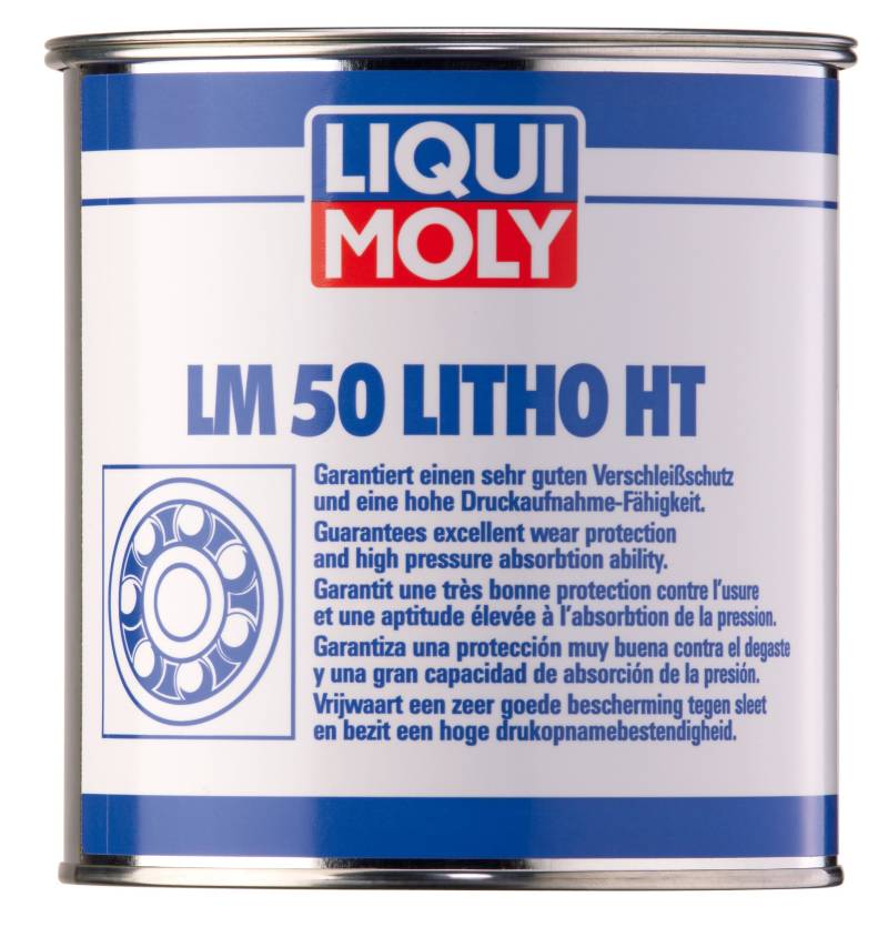 LIQUI MOLY LM 50 Litho HT | 1 kg | Lithium-Komplex Fett | Art.-Nr.: 3407, farblos von Liqui Moly