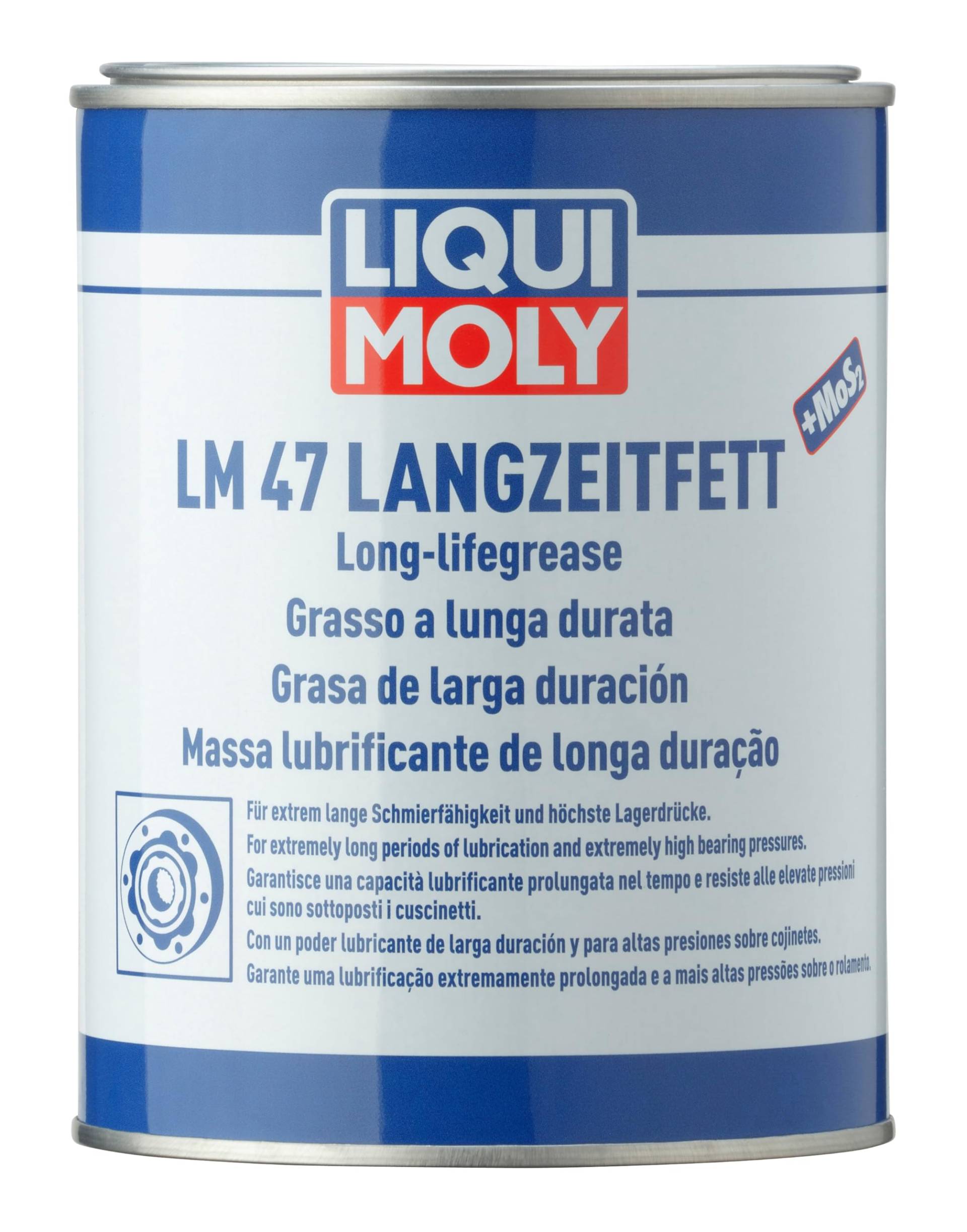 LIQUI MOLY LM 47 Langzeitfett + MoS2 | 1 kg | Lithium Fett | Art.-Nr.: 3530 von Liqui Moly