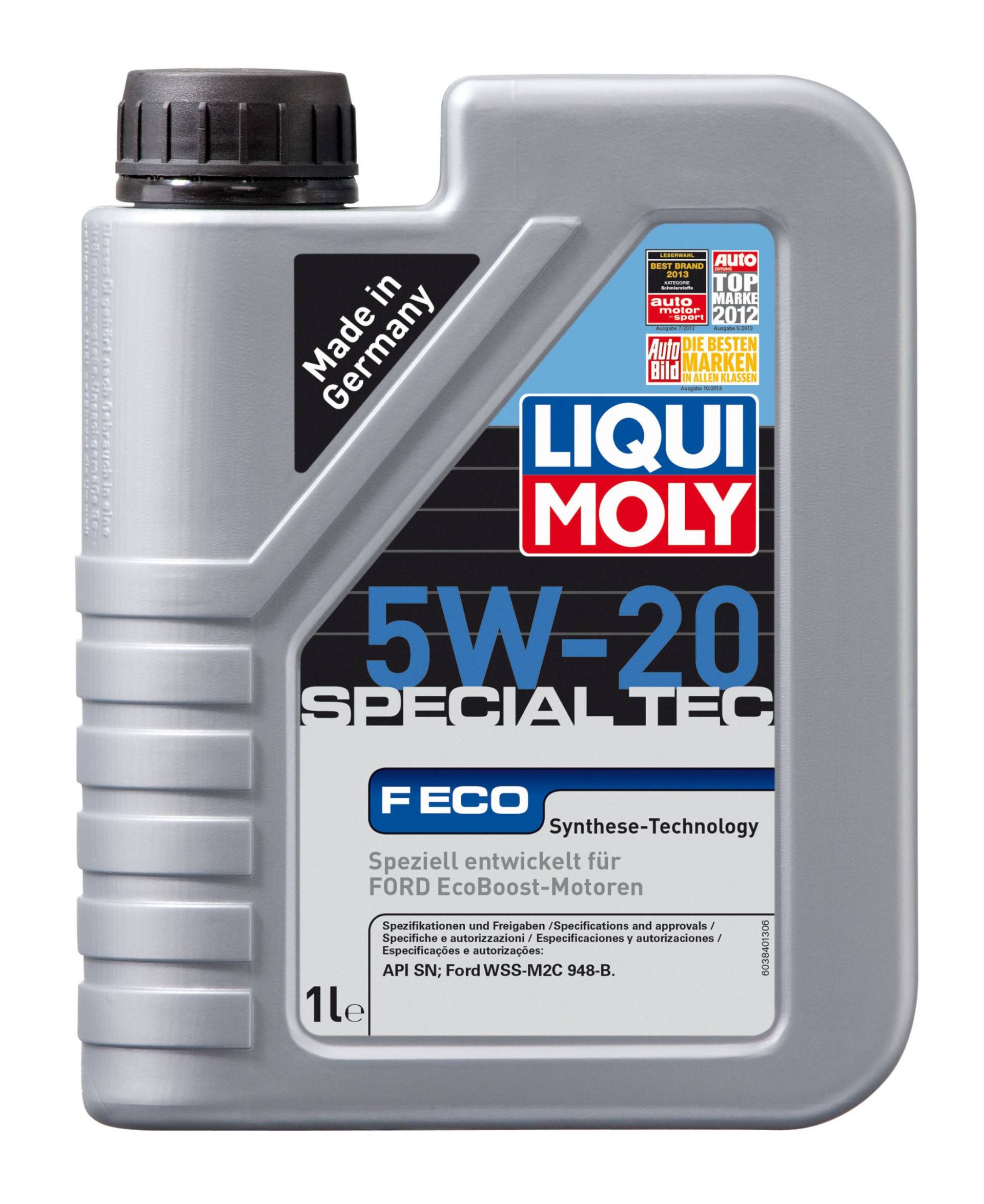 LIQUI MOLY Special Tec F ECO 5W-20 | 1 L | Synthesetechnologie Motoröl | Art.-Nr.: 3840 von Liqui Moly