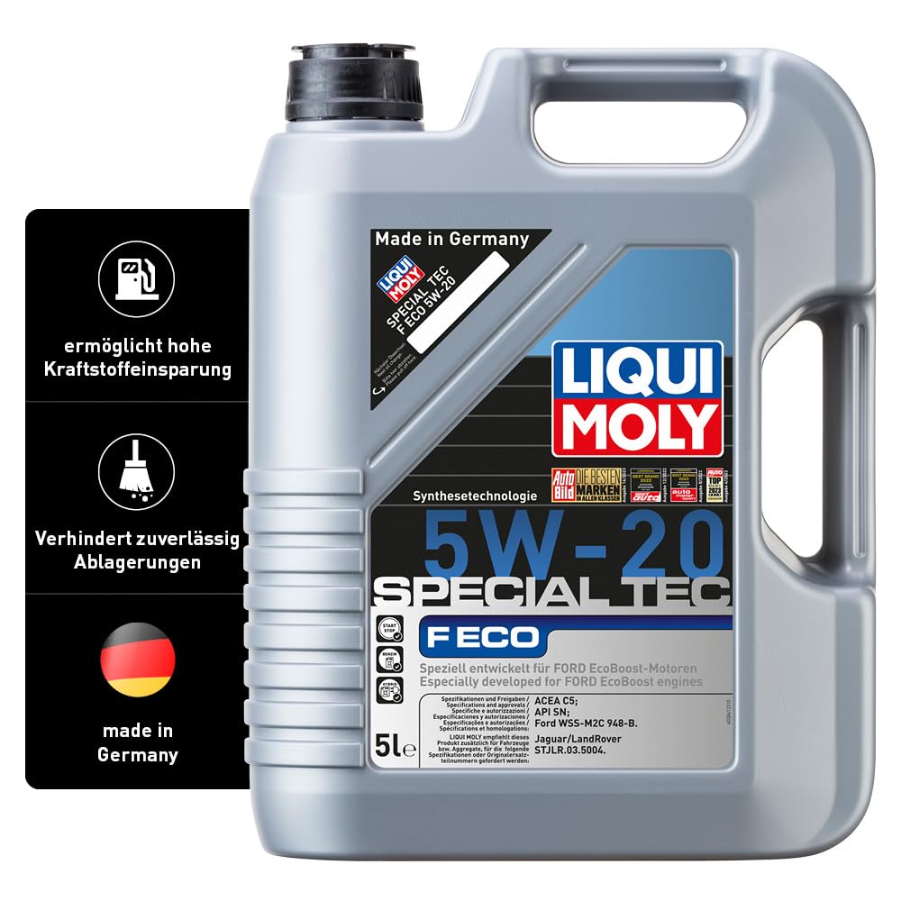 LIQUI MOLY Special Tec F ECO 5W-20 | 5 L | Synthesetechnologie Motoröl | Art.-Nr.: 3841 von Liqui Moly