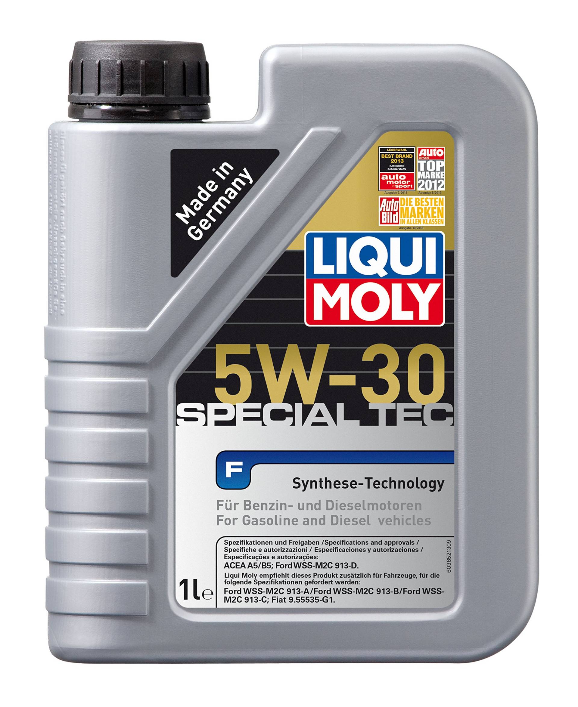 LIQUI MOLY Special Tec F 5W-30 | 1 L | Synthesetechnologie Motoröl | Art.-Nr.: 3852 von Liqui Moly