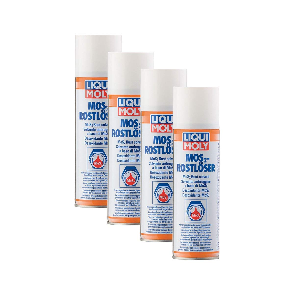 Liqui Moly 4X 1614 MoS2-Rostlöser Rostschutz 300ml Liqui Moly 4X 1614 MoS2-Rostlöser Rostschutz 300ml von Liqui Moly