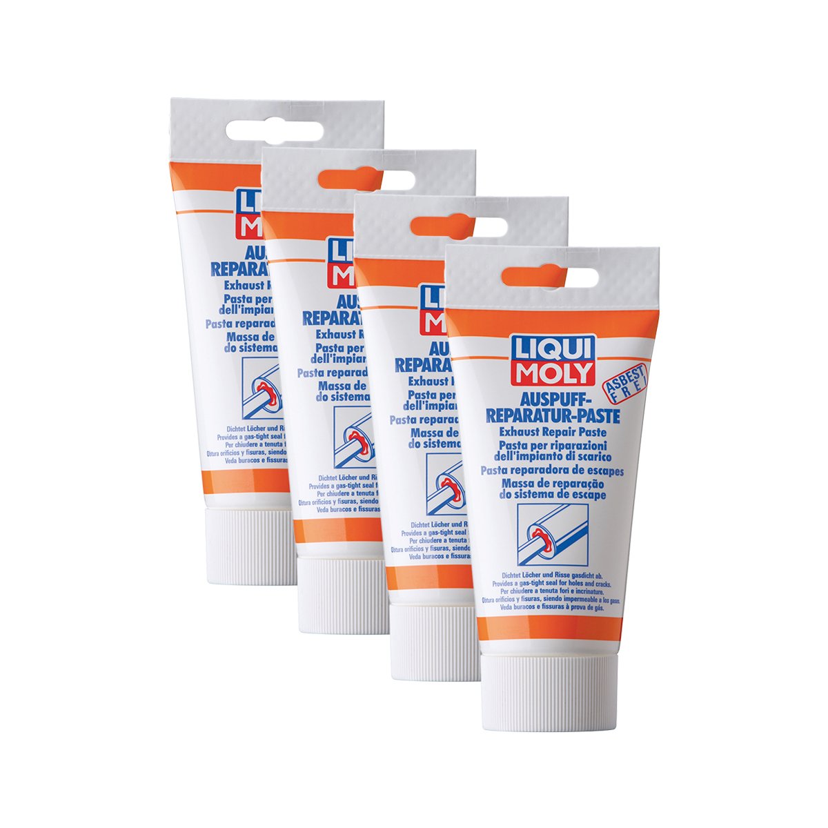 Liqui Moly 4X 3340 Auspuff-Reparatur-Paste Dichtmasse 200g Liqui Moly 4X 3340 Auspuff-Reparatur-Paste Dichtmasse 200g von Liqui Moly
