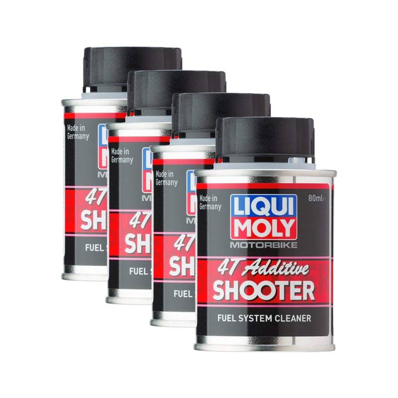 Liqui Moly 4X 3824 Motorbike 4T Motorrad Shooter Benzin Additiv Schutz 80ml von Jlwiy