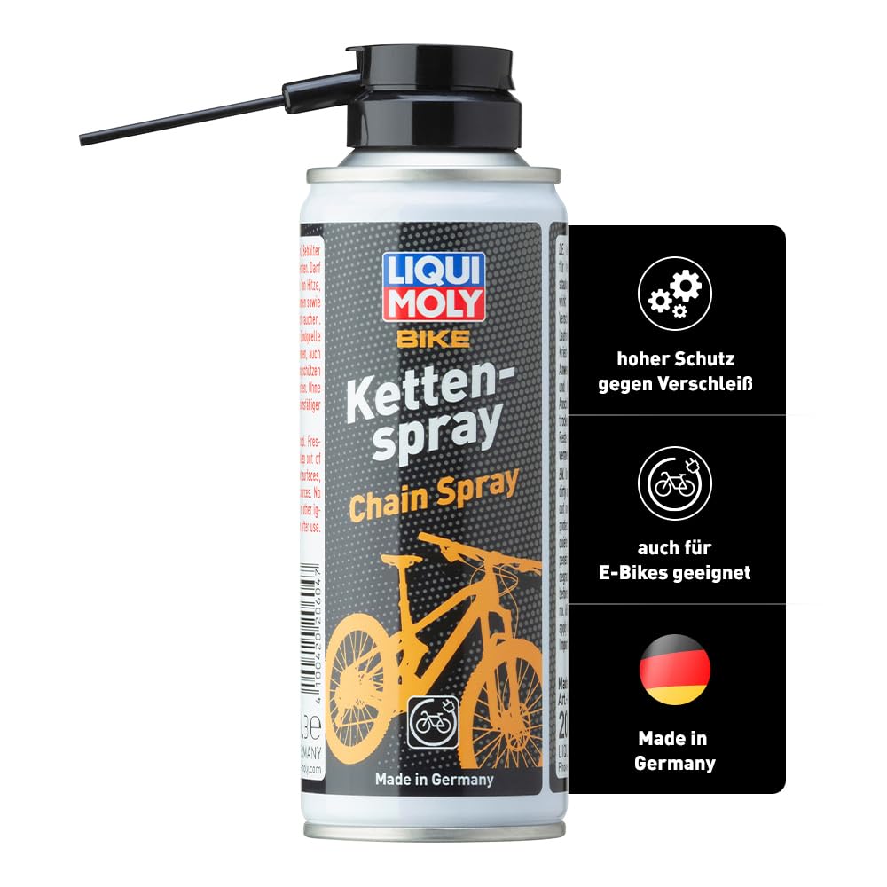 LIQUI MOLY Bike Kettenspray | 400 ml | Fahrrad Haftschmierstoff ohne Kupfer | Art.-Nr.: 6055 von Liqui Moly