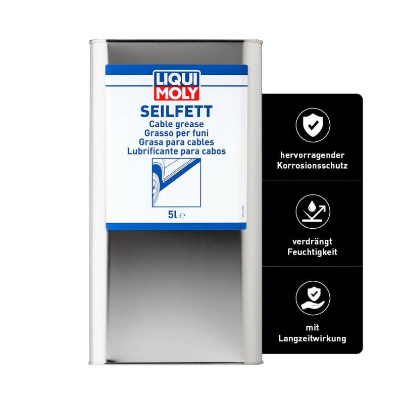 LIQUI MOLY 6124 Seilfett 5 l, farblos von Liqui Moly