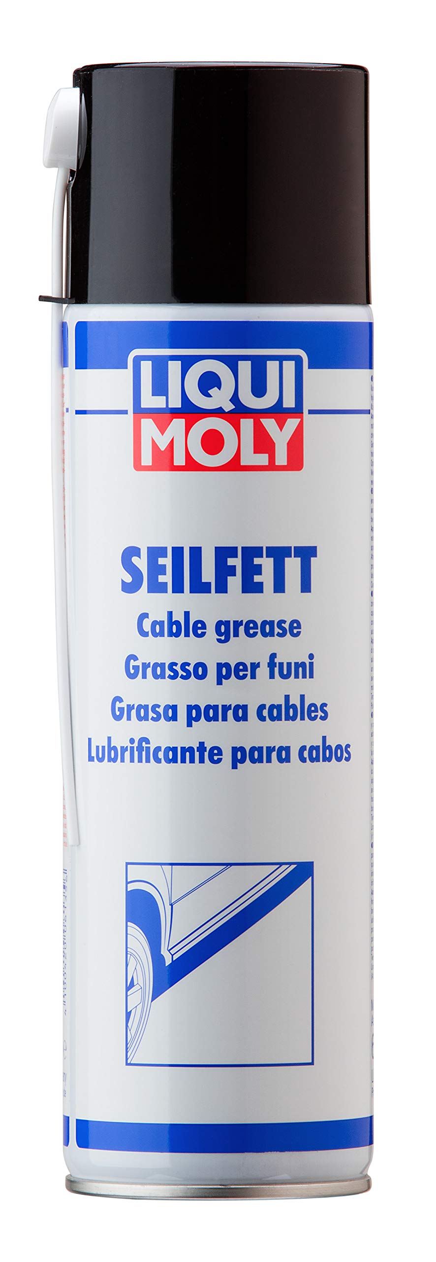 LIQUI MOLY Seilfett | 500 ml | Schmierfett | Karosserieschutz | Unterbodenschutz | Art.-Nr.: 6135 von Liqui Moly