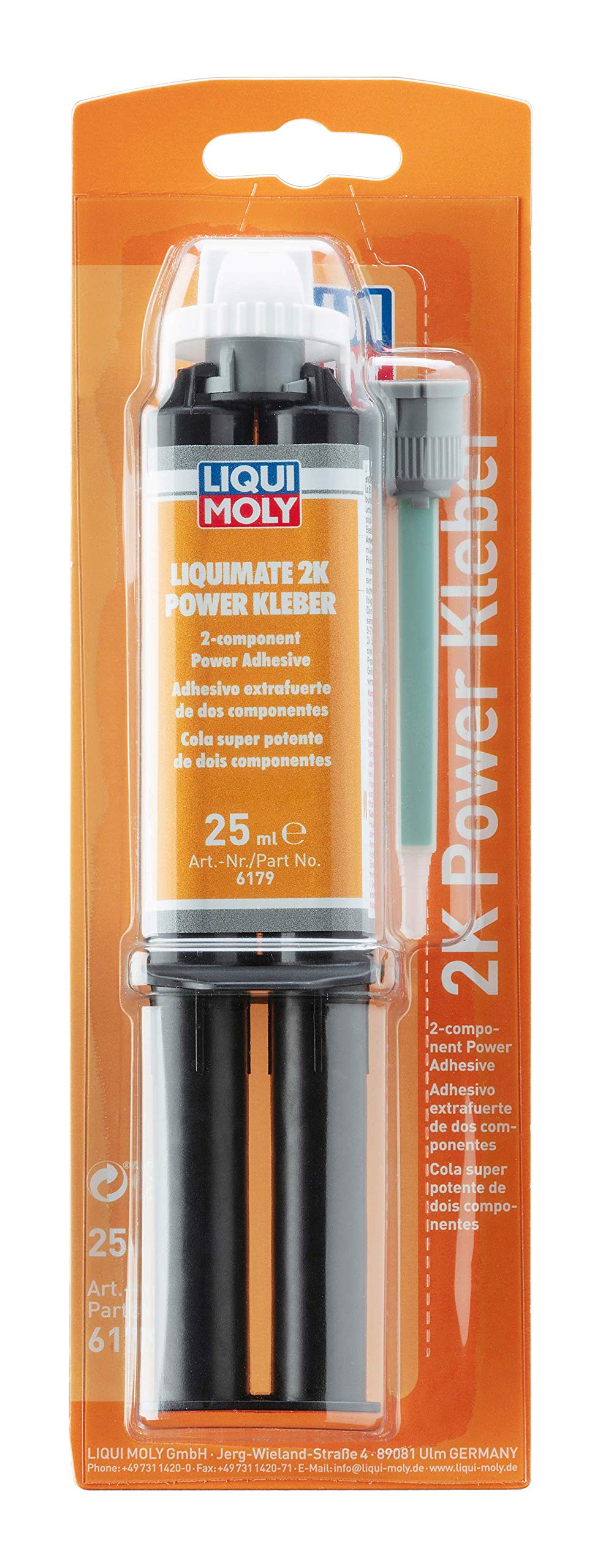 LIQUI MOLY Liquimate 2K Power Kleber | 25 ml | Klebstoff | Art.-Nr.: 6179, farblos LIQUI MOLY Liquimate 2K Power Kleber | 25 ml | Klebstoff | Art.-Nr.: 6179, farblos von Liqui Moly