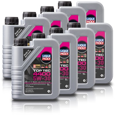 Liqui Moly 8x 1 L Top Tec 4400 5W-30 [Hersteller-Nr. 3750] von Liqui Moly
