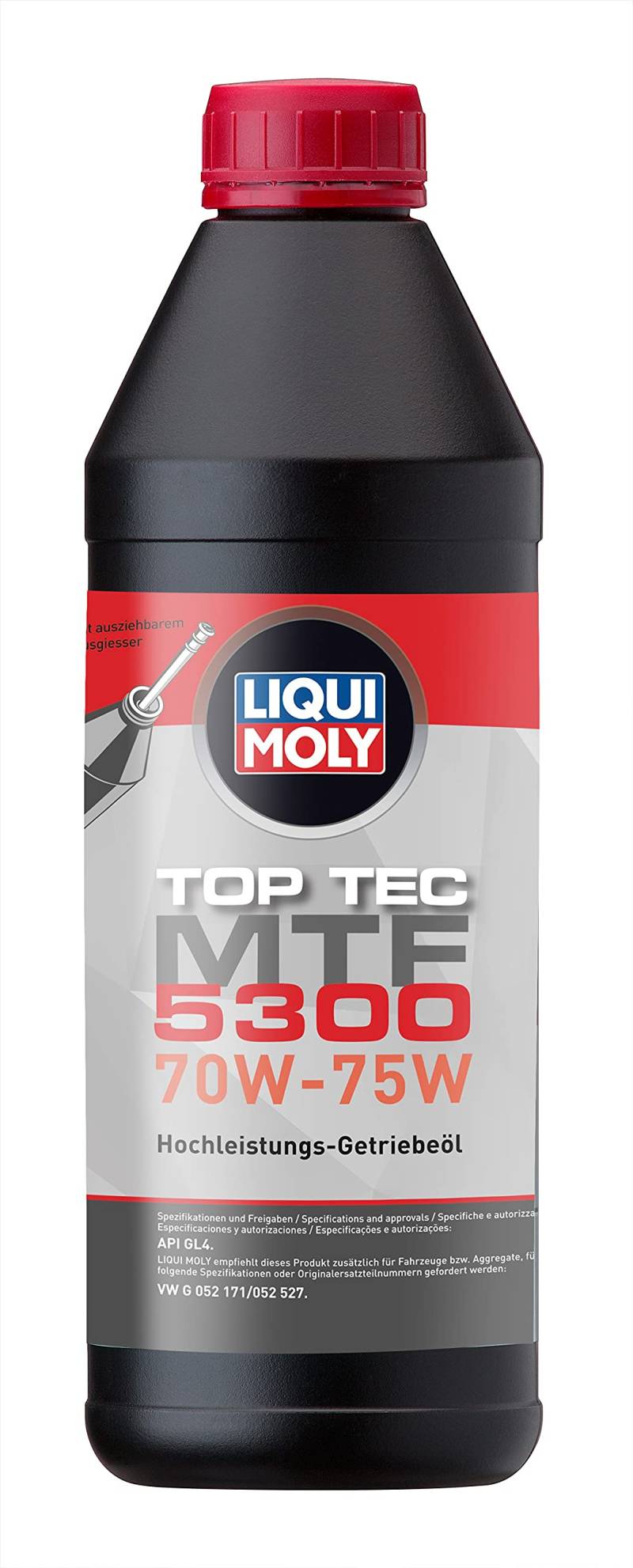 LIQUI MOLY Top Tec MTF 5300 70W-75W | 1 L | Getriebeöl | Hydrauliköl | Art.-Nr.: 21359, farblos von Liqui Moly