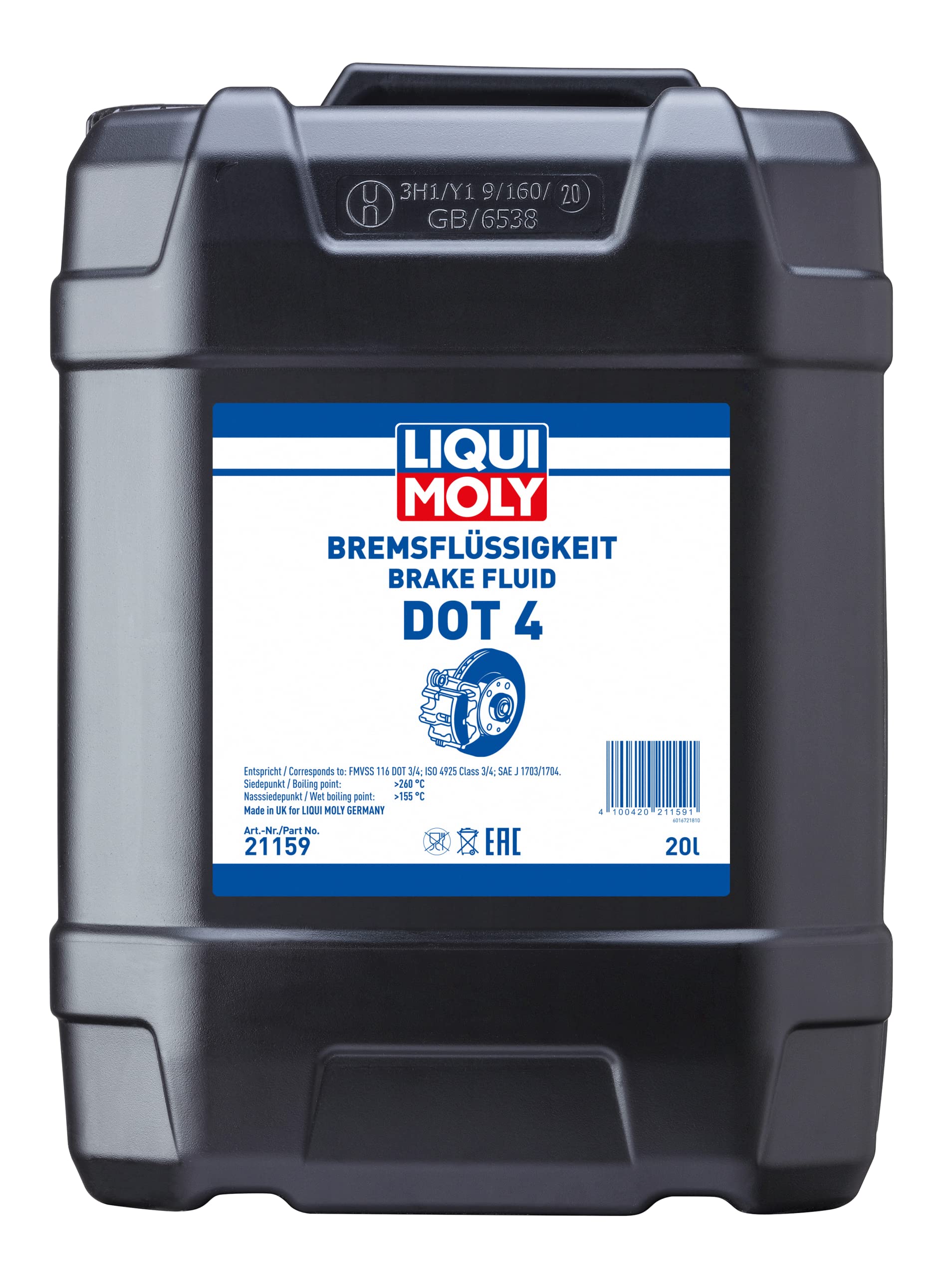 Liqui Moly Bremsflüssigkeit DOT 4 Liqui Moly Bremsflüssigkeit DOT 4 von Liqui Moly