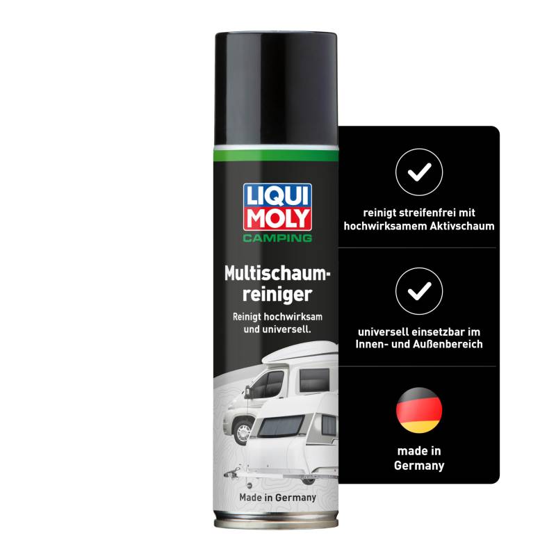 LIQUI MOLY Camping Multischaumreiniger | 300 ml | Reinigung / Pflege / Wartung | Art.-Nr.: 21812, farblos von Liqui Moly