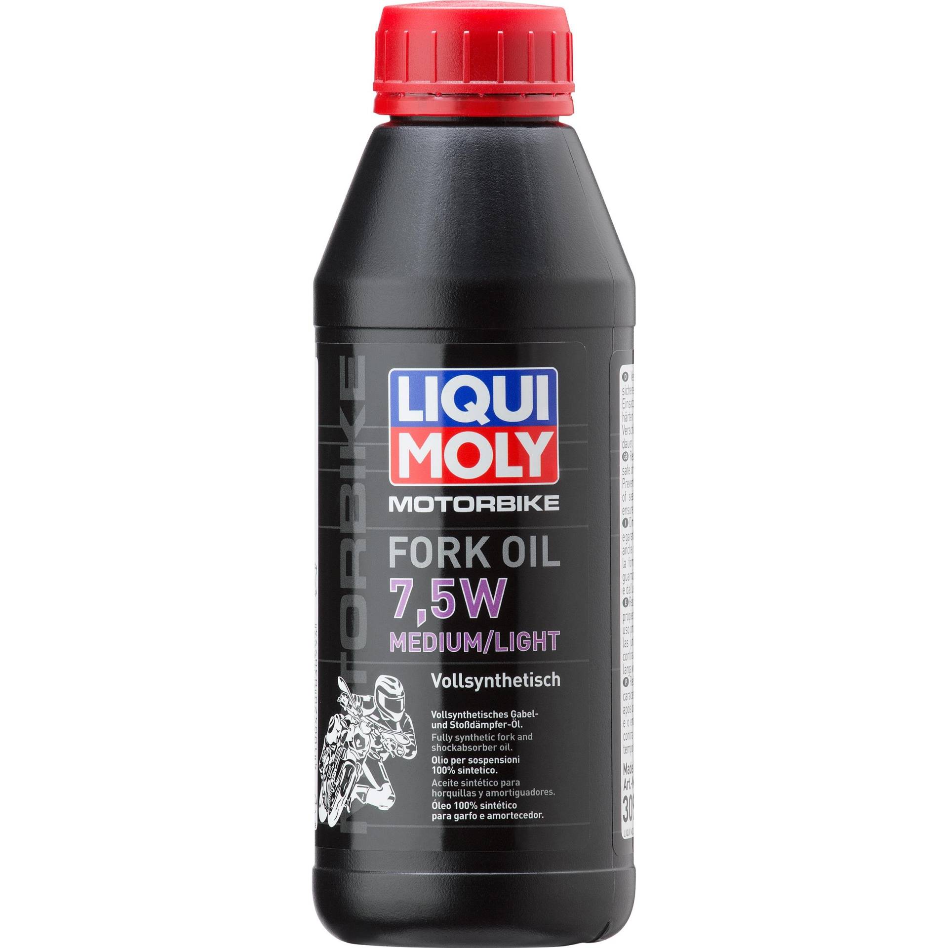 Liqui Moly Gabelöl Motorbike SAE 7,5W medium/light 500 ml Liqui Moly Gabelöl Motorbike SAE 7,5W medium/light 500 ml von Liqui Moly