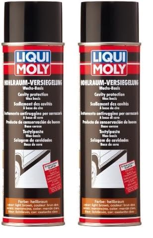 Liqui Moly Hohlraumversiegelung hellbraun | 500 ml | Karosserieschutz | Unterbodenschutz | Hohlraumversiegelung | Art.-Nr.: 6107 (Packung mit 2) von Liqui Moly