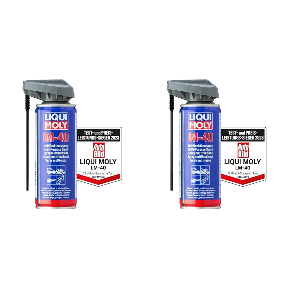 Liqui Moly LM 40 Multifunktionsspray | 200 ml | Korrosionsschutz | Rostlöser | Art.-Nr.: 3390 (Packung mit 2) von Liqui Moly