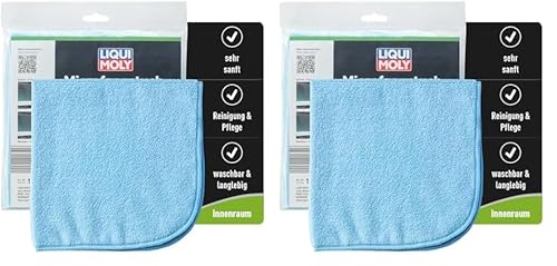 Liqui Moly Microfasertuch | 1 STK | Autopflege | Art.-Nr.: 1651 (Packung mit 2) von Liqui Moly