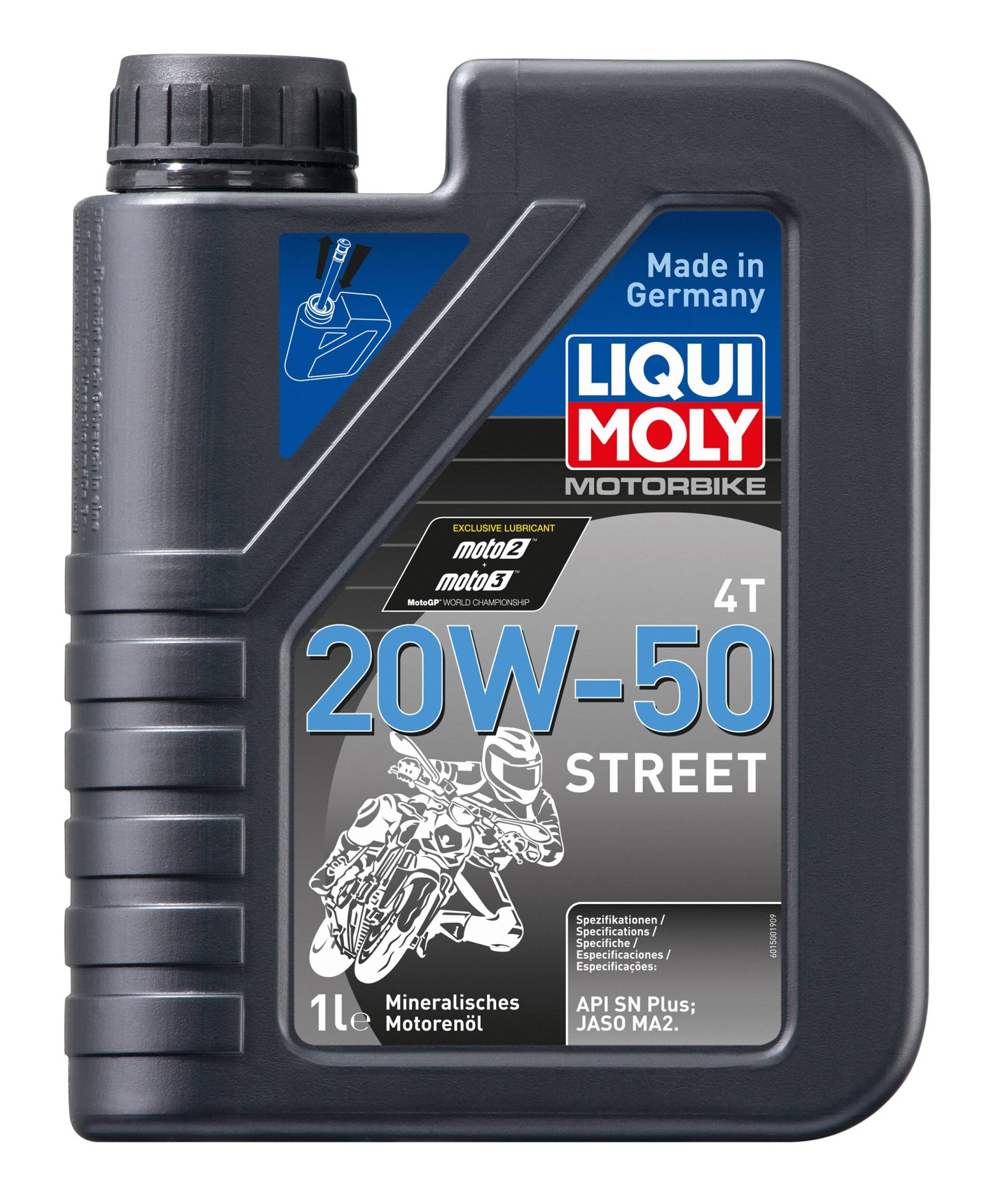 Liqui Moly Motorbike 4T 20W-50 Street Motorrad Motoröl, 1 l von Liqui Moly
