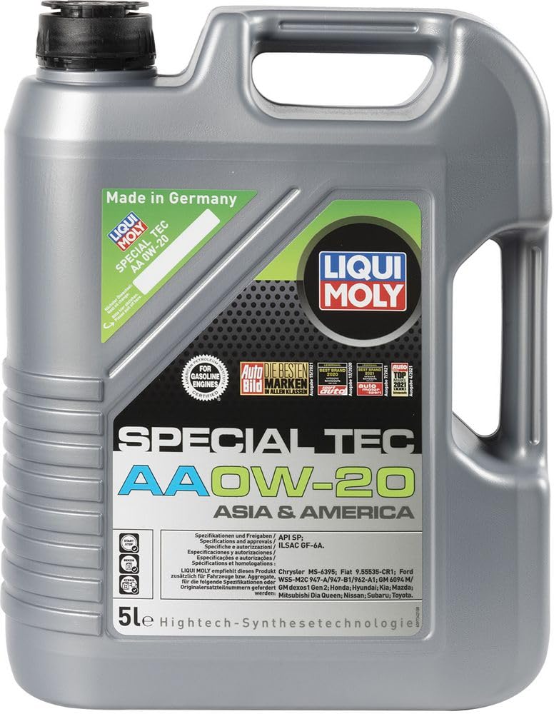 Liqui Moly Motoröl 0W-20 5L Special Tec Aa Api Sp Ilsac Gf-6A Motorenöl von Liqui Moly