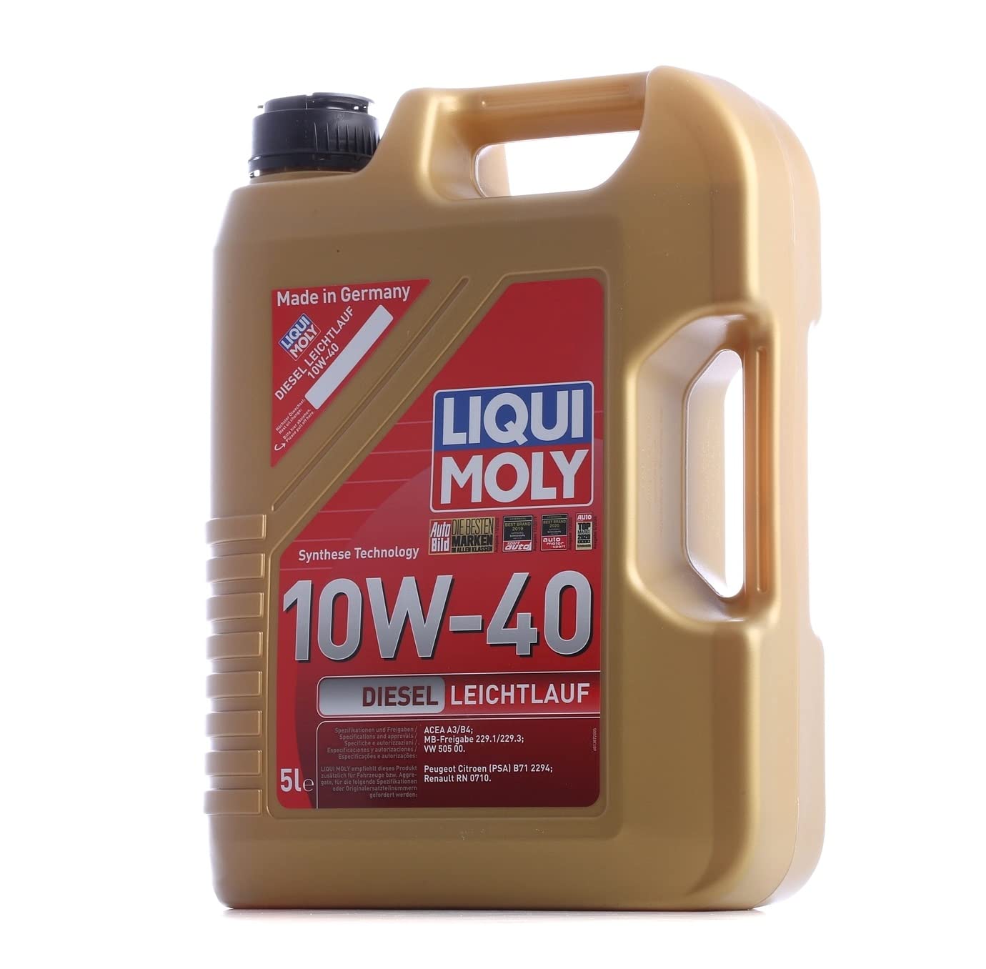 Liqui Moly Motoröl 10W-40 5L Diesel Leichtlauf Acea A3/B4 Motorenöl Schmieröl Liqui Moly Motoröl 10W-40 5L Diesel Leichtlauf Acea A3/B4 Motorenöl Schmieröl von Liqui Moly