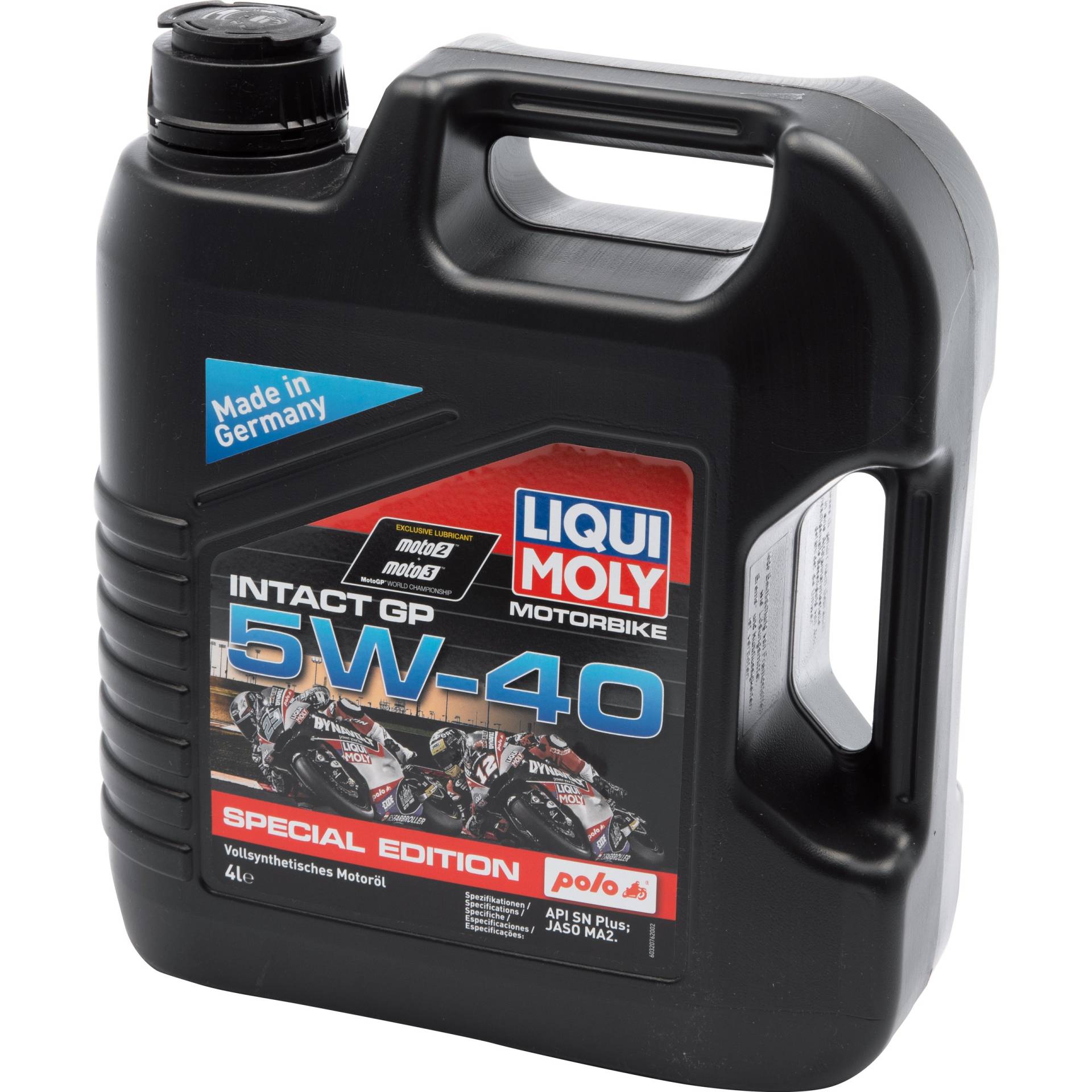 Liqui Moly Motoröl Intact GP Special Edition Polo 5W-40 4 Liter Liqui Moly Motoröl Intact GP Special Edition Polo 5W-40 4 Liter von Liqui Moly