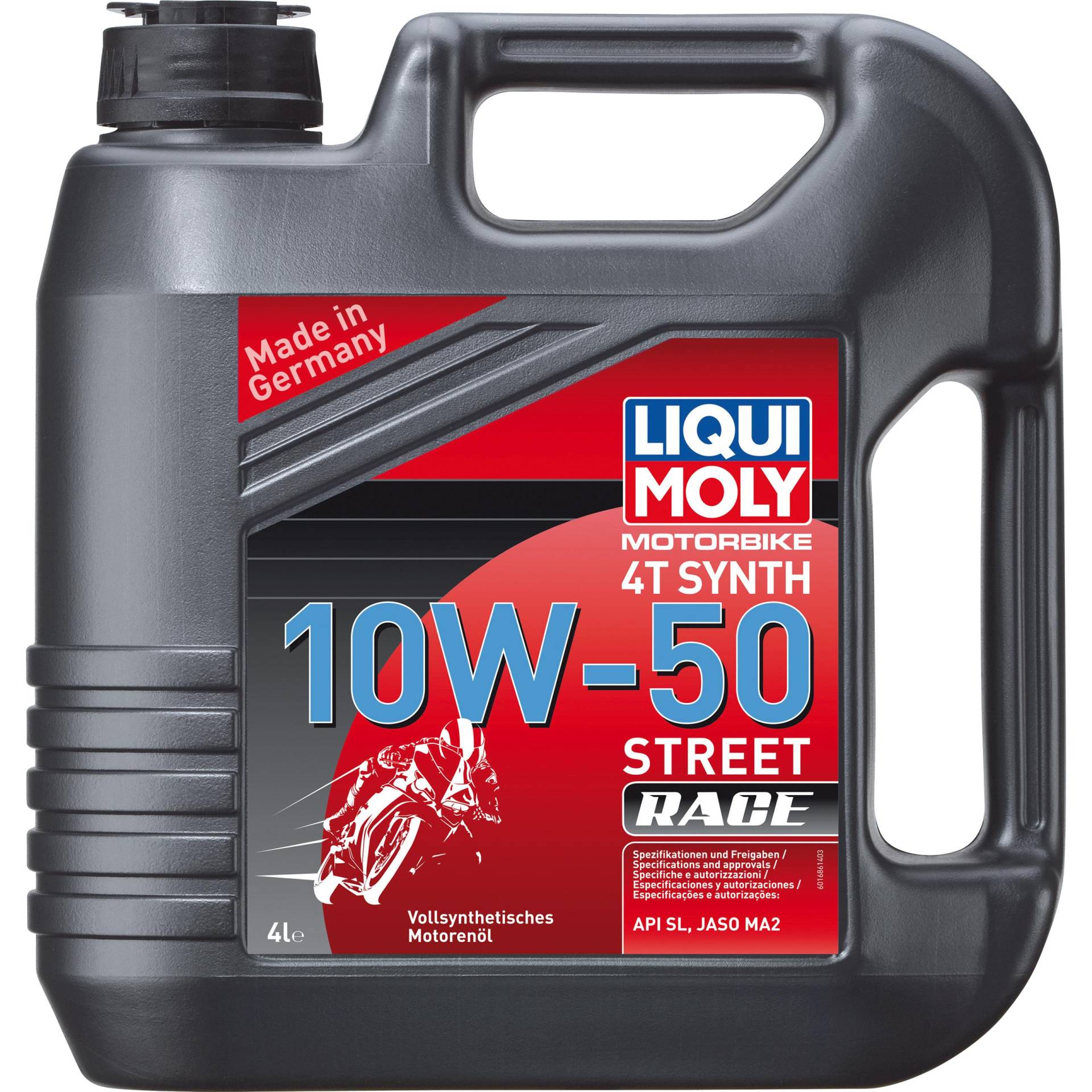 Liqui Moly Motoröl Motorbike 4T 10W-50 Street Race Vollsynthet. 4 Liter Liqui Moly Motoröl Motorbike 4T 10W-50 Street Race Vollsynthet. 4 Liter von Liqui Moly