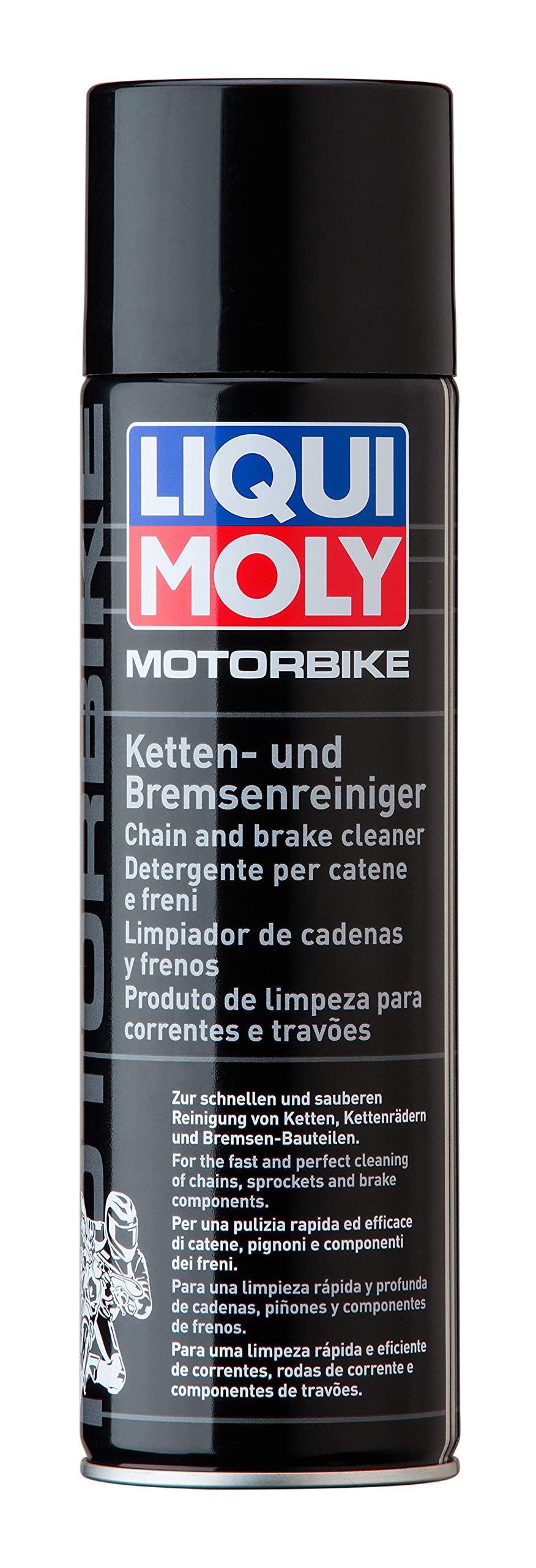 LIQUI MOLY Motorbike Ketten- und Bremsenreiniger | 500 ml | Motorrad | Kettenreiniger | Bremsenreiniger | Kettenpflege | Schnellreiniger | Art.-Nr.: 1602 von Liqui Moly