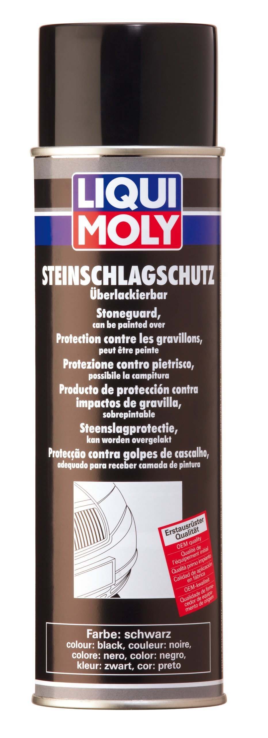 LIQUI MOLY Steinschlagschutz schwarz | 500 ml | Karosserieschutz | Unterbodenschutz | Steinschlagschutz | Art.-Nr.: 6109 von Liqui Moly