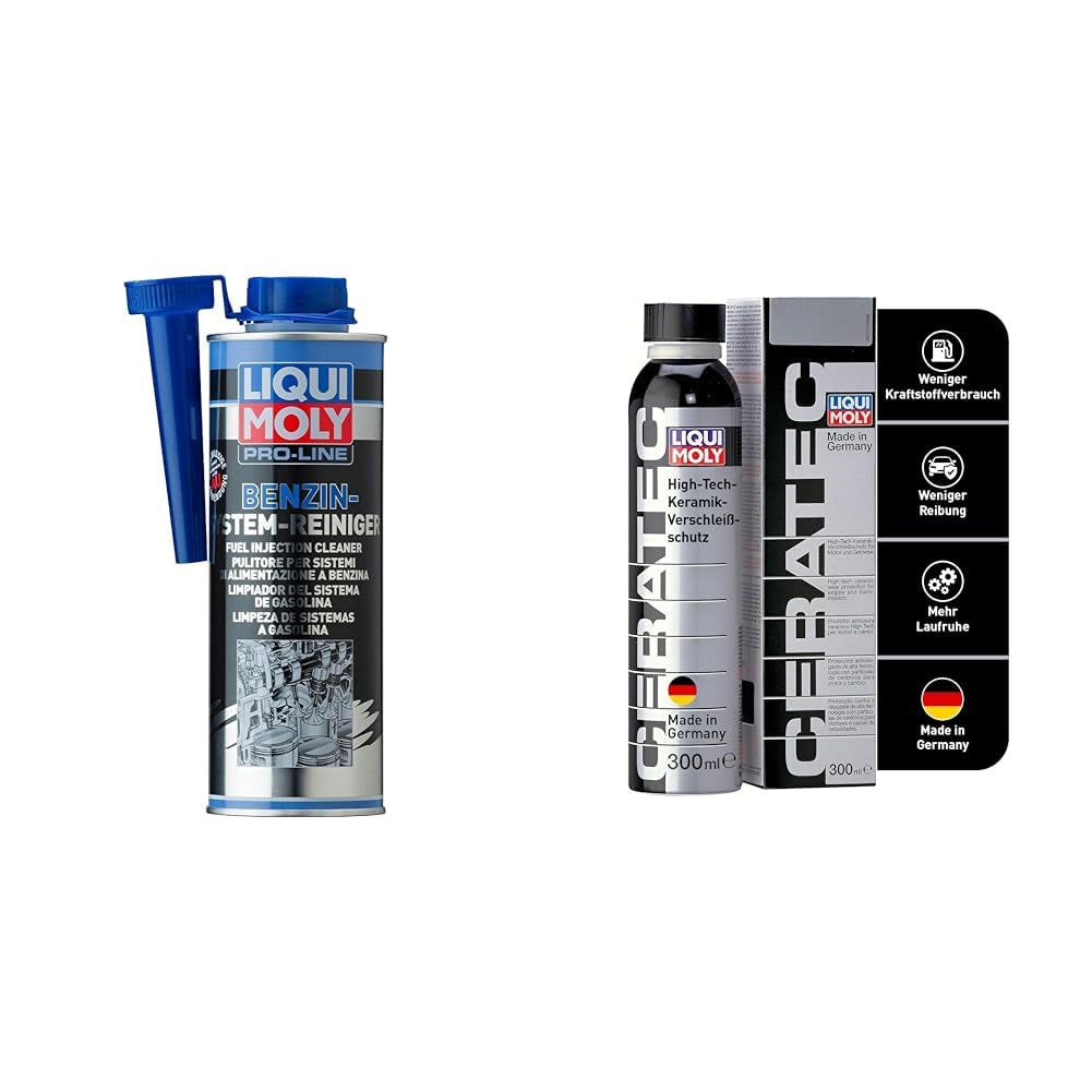 Liqui Moly Pro-Line Benzin-System-Reiniger | 500 ml | Benzinadditiv | Art.-Nr.: 5153 & Öladditiv Cera Tec Art.-Nr. 3721 Keramikverschleißschutz Liqui Moly Pro-Line Benzin-System-Reiniger | 500 ml | Benzinadditiv | Art.-Nr.: 5153 & Öladditiv Cera Tec Art.-Nr. 3721 Keramikverschleißschutz von Liqui Moly