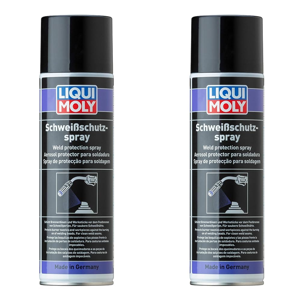 Liqui Moly Schweißschutzspray | 500 ml | Korrosionsschutz | Rostlöser | Art.-Nr.: 4086 (Packung mit 2) von Liqui Moly