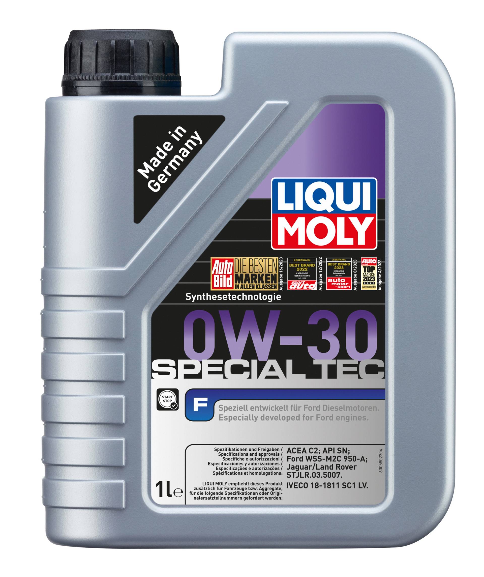 Liqui Moly Special Tec F 0W-30 Motoröl, 1 l von Liqui Moly