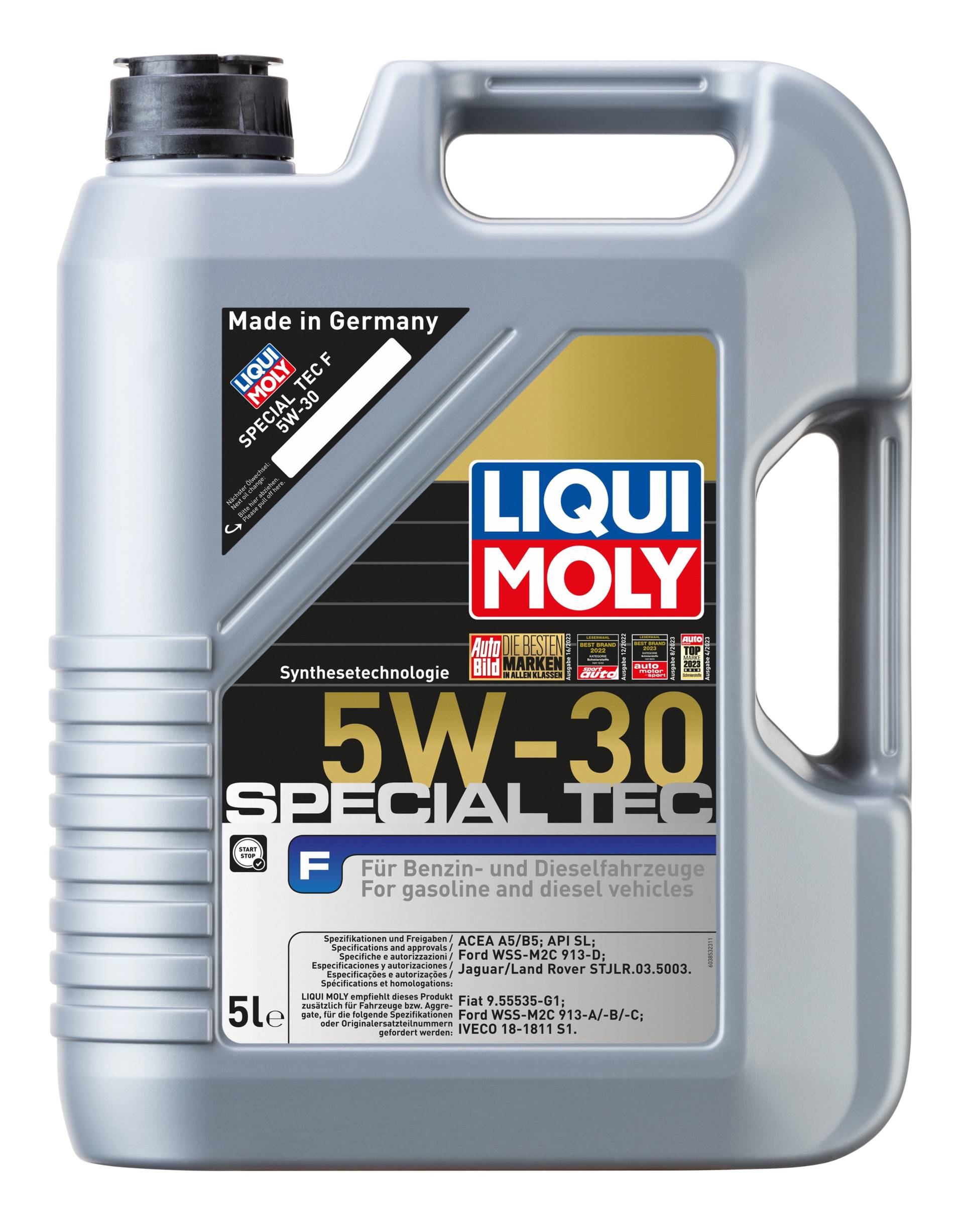 Liqui Moly Special Tec F 5W-30 Motoröl , 5 Liter Liqui Moly Special Tec F 5W-30 Motoröl , 5 Liter von Liqui Moly