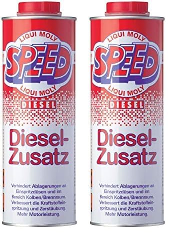 Liqui Moly Speed Diesel-Zusatz | 1 L | Dieseladditiv | Art.-Nr.: 5160, farblos (Packung mit 2) von Liqui Moly