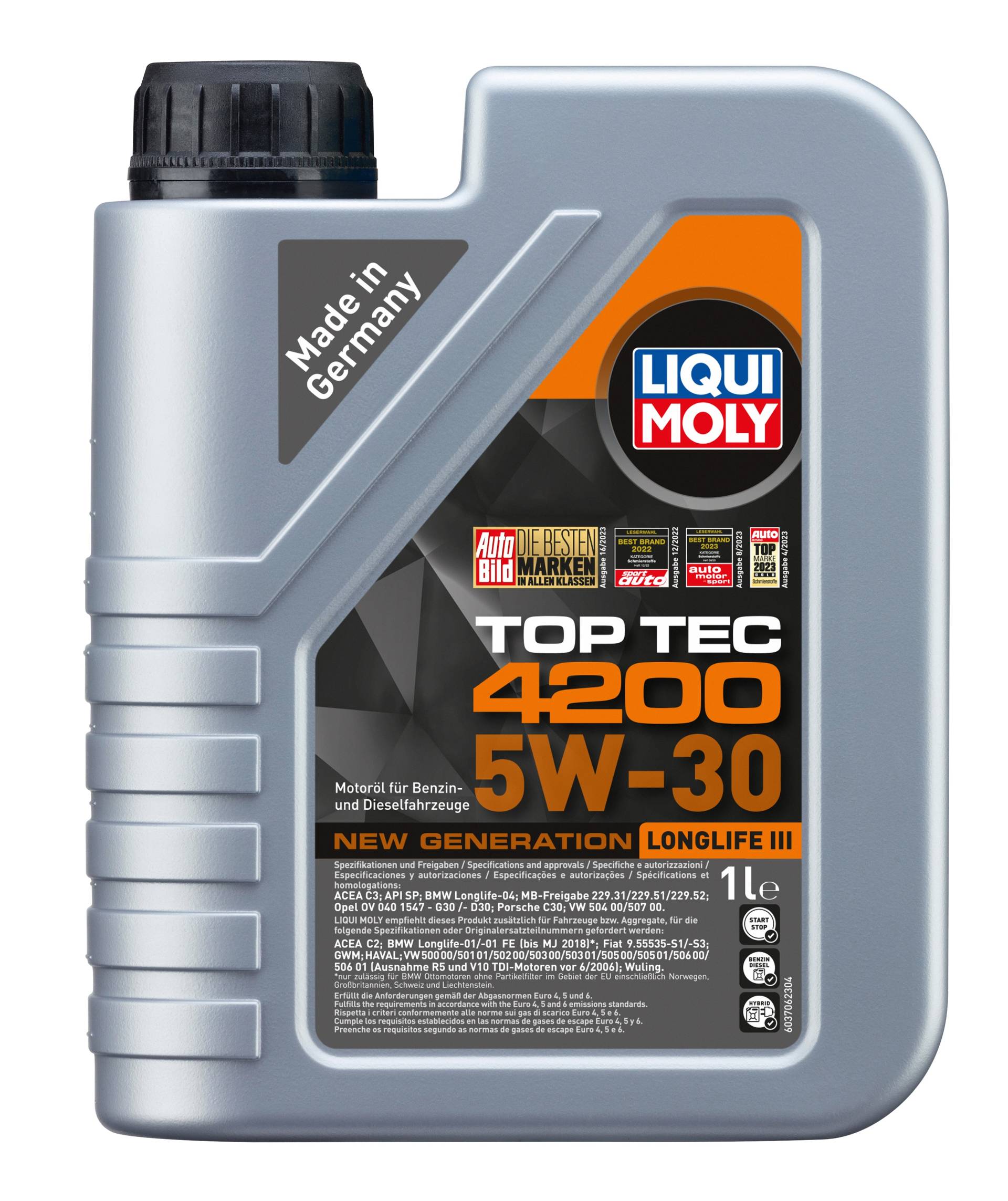 Liqui Moly TopTec 4200 5W-30 Motoröl, 1 Liter von Liqui Moly