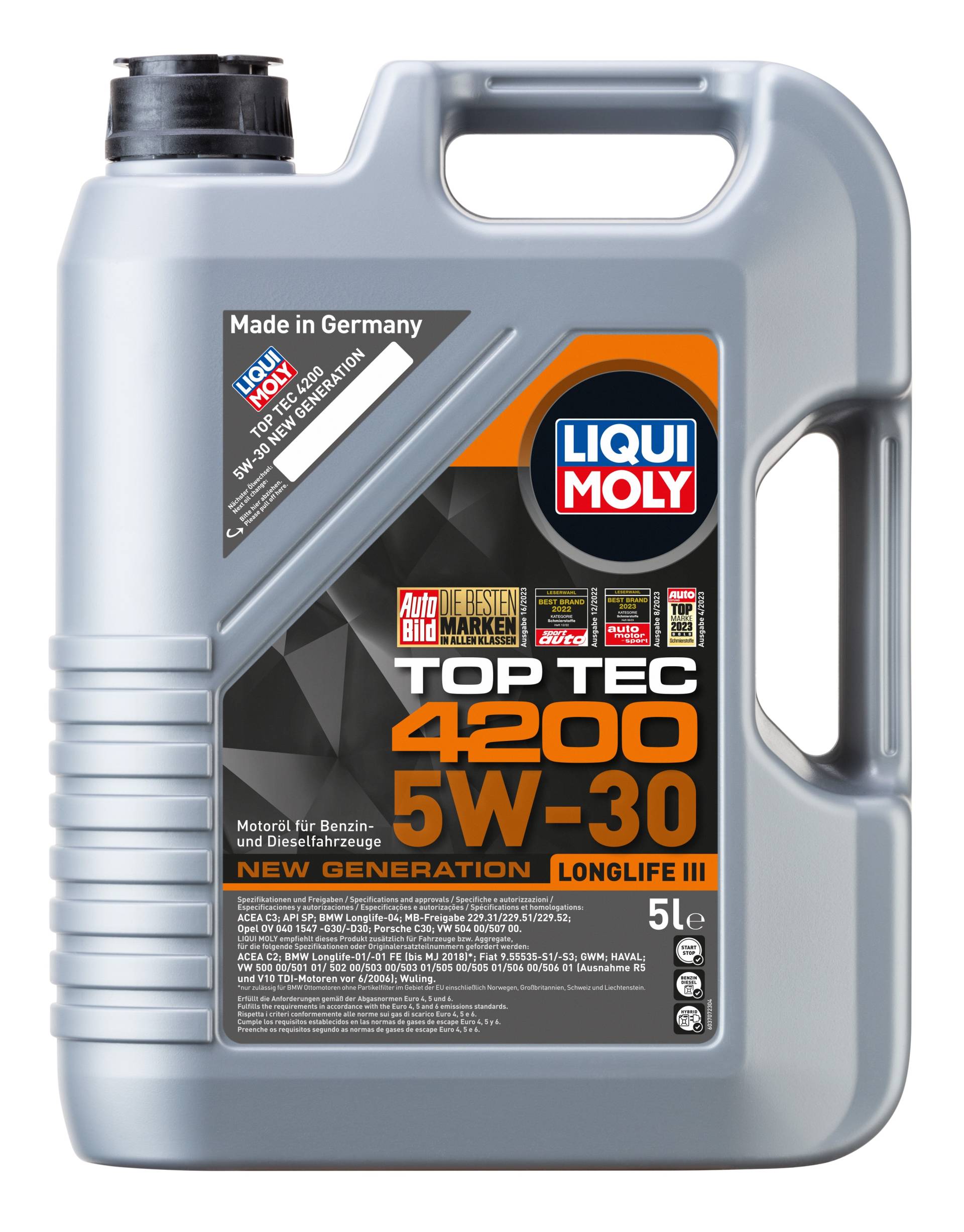 Liqui Moly TopTec 4200 5W-30 Motoröl, 5 Liter von Liqui Moly