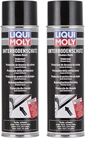 Liqui Moly Unterbodenschutz Bitumen schwarz | 500 ml | Karosserieschutz | Unterbodenschutz | Art.-Nr.: 6111 (Packung mit 2) von Liqui Moly