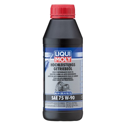 Liqui Moly 1 L Hochleistungs-Getriebeöl (GL4+) SAE 75W-90 [Hersteller-Nr. 4434] von Liqui Moly