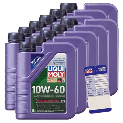 Liqui Moly 11x 1 L Synthoil Race Tech GT1 10W-60 von Liqui Moly