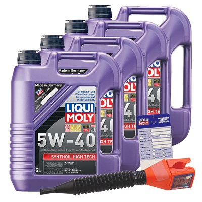 Liqui Moly 20 L Synthoil High Tech 5W-40 + Ölw.-Anhänger von Liqui Moly