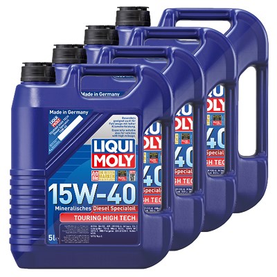 Liqui Moly 20 L Touring High Tech Diesel-Spezialöl 15W-40 [Hersteller-Nr. 1073] von Liqui Moly