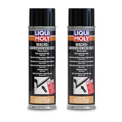Liqui Moly 2x 500ml Wachs-Korrosions-Schutz braun/transparent [Hersteller-Nr. 6103] von Liqui Moly