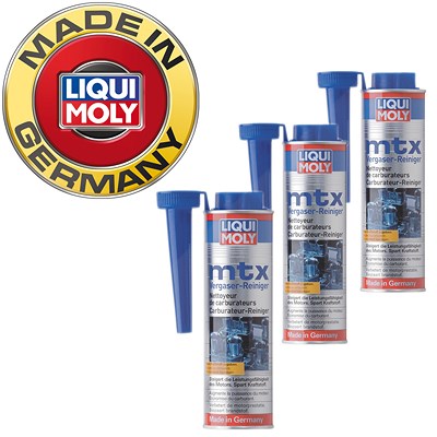 Liqui Moly 3x 300ml mtx Vergaser-Reiniger [Hersteller-Nr. 5100] von Liqui Moly