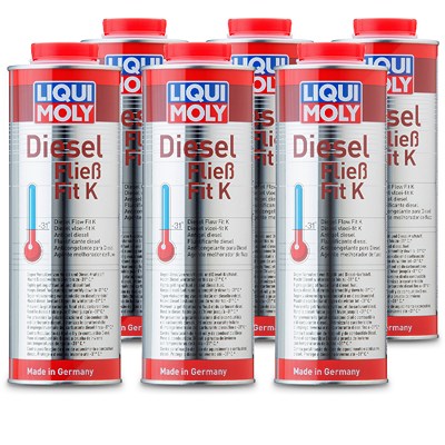 Liqui Moly 6x 1 L Diesel fließ-fit K [Hersteller-Nr. 5131] von Liqui Moly