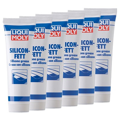 Liqui Moly 6x 100g Silicon-Fett transparent [Hersteller-Nr. 3312] von Liqui Moly