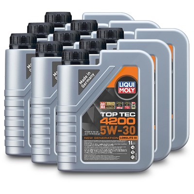 Liqui Moly 9x 1 L Top Tec 4200 5W-30 [Hersteller-Nr. 3706] von Liqui Moly