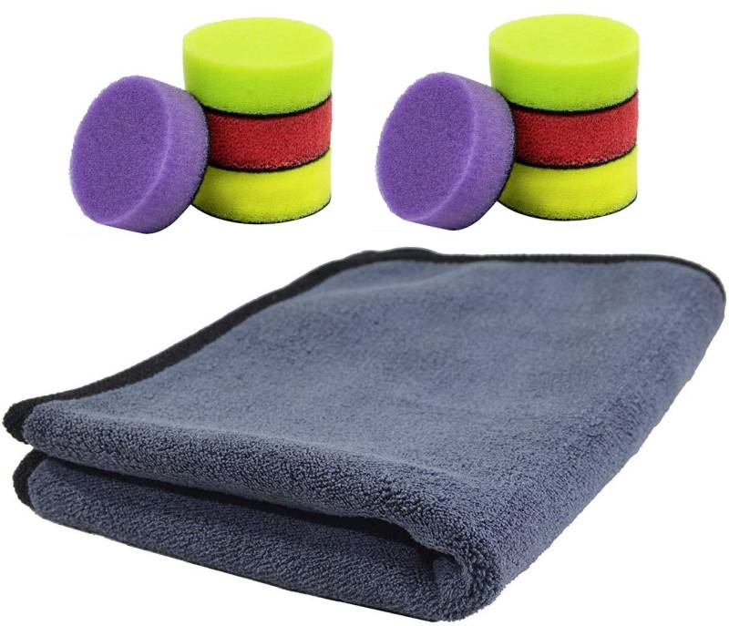ADVANTUSE - Liquid Elements A1000 Pads 40mm - (2X grob 2X mittel 2X fein 2X Sealing + Tuch) von Liquid Elements / ADVANTUSE