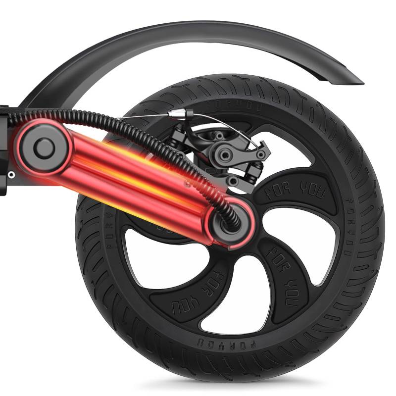 Liseng 8 Wheel Scooter Rollen Hinterrad Rad für S1 S2 S3 Roller Rad Nabe und Reifen Teil ZubehöR von Liseng