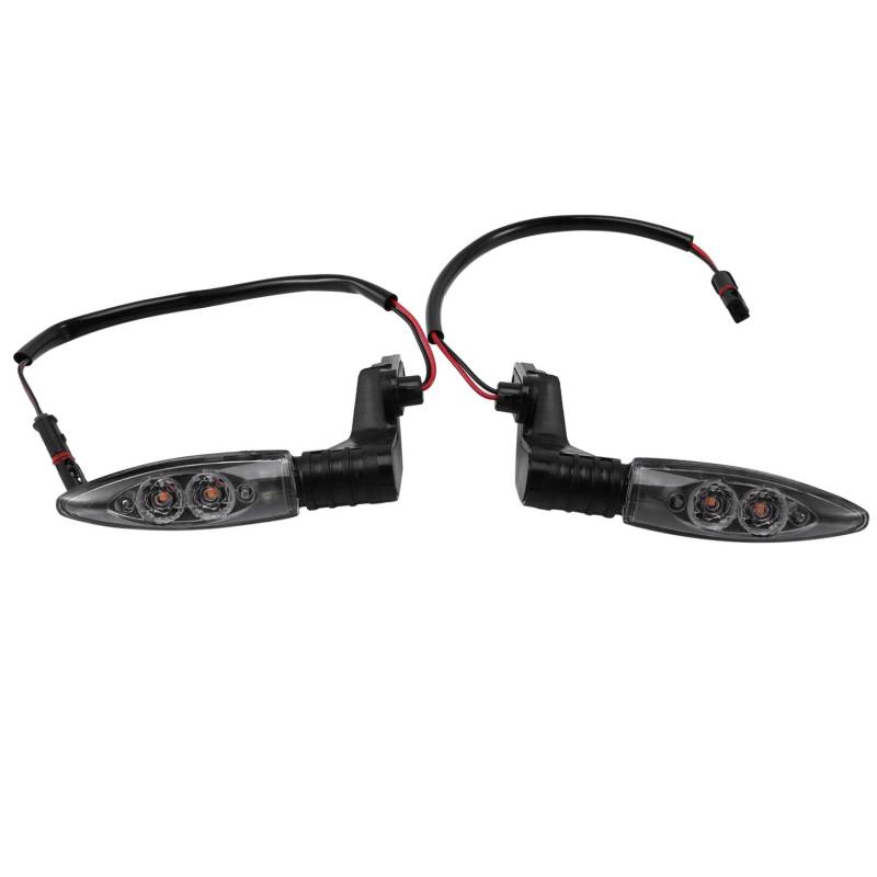 Lisher Seitenanzeige für Rauchlinse Rückblinker LED für S1000R S1000RR S1000XR R1200GS R1200RS von Lisher