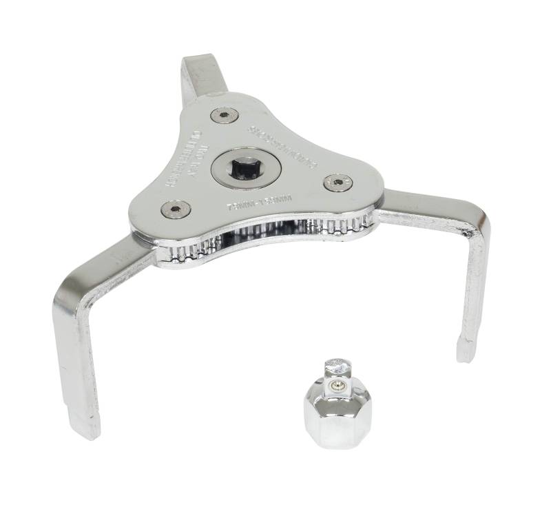 Lisle 63890 3-Backen-Schraubenschlüssel mit Adapter, 73-153 mm von Lisle