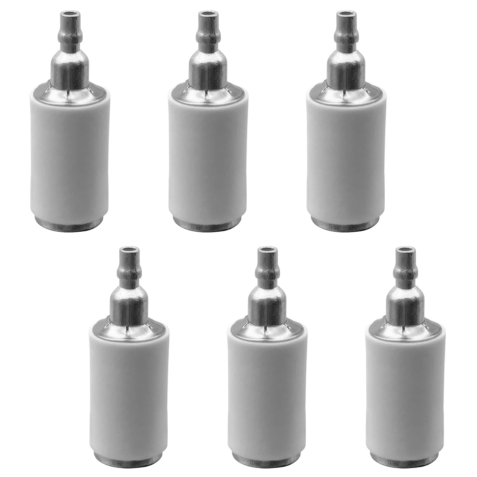 6 Stück Kraftstofffilter für Kettensäge Trimmer Blower Edger kompatibel mit Husqvarna Ersatzteil 530095646 von LiteTour