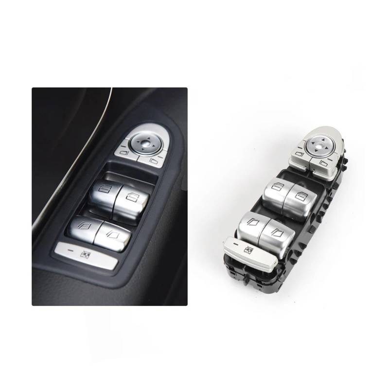Elektrischer Fensterheberschalter 2059057011 2059050302 Für W447 W448 Für Vito Für Viano 2016-2022 Auto Front Tür Fenster Elektrische Schalter(Model A) von Litemai
